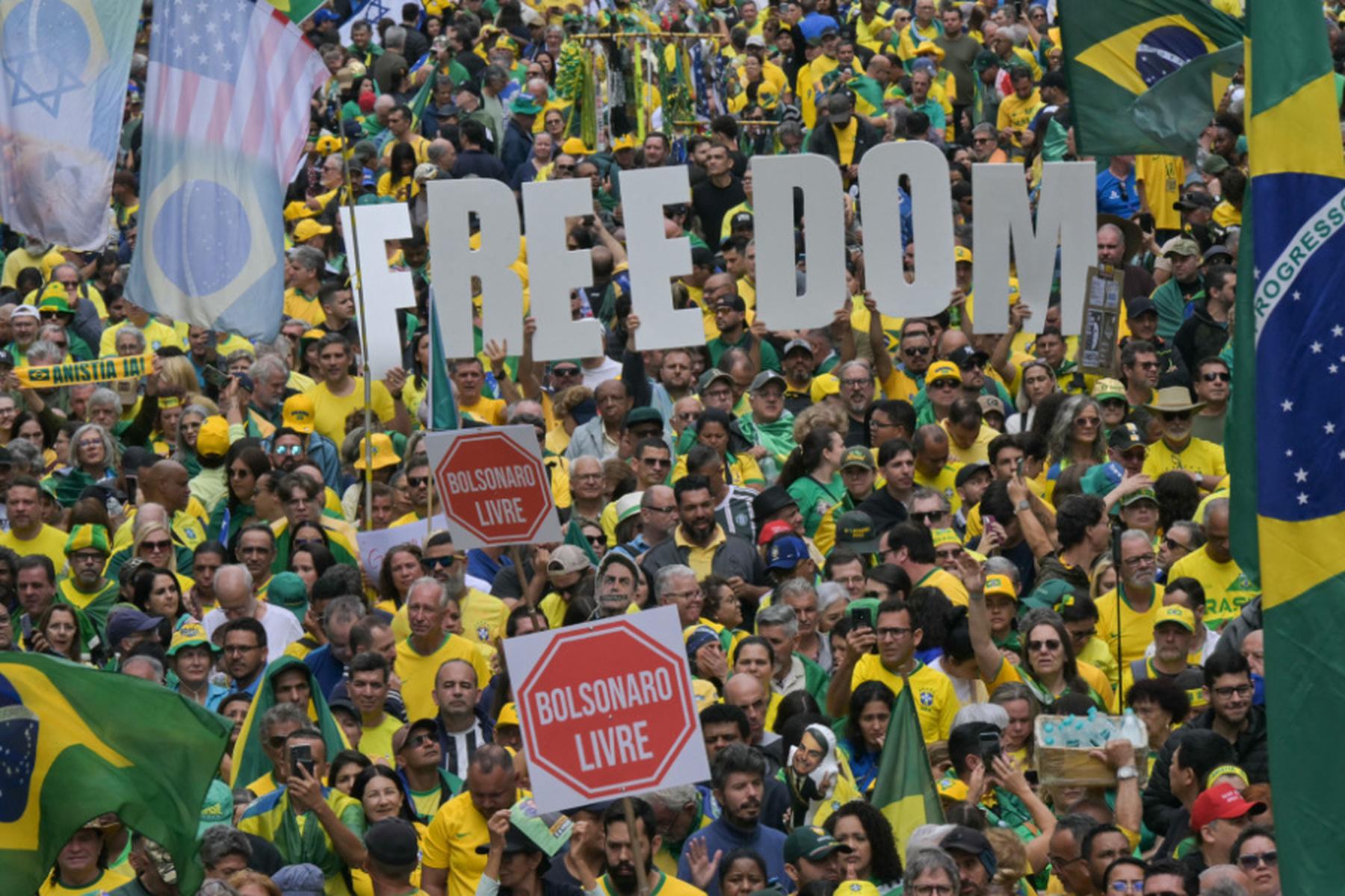 Sao Paulo: Landesweite Proteste vor Urteil gegen Bolsonaro in Brasilien