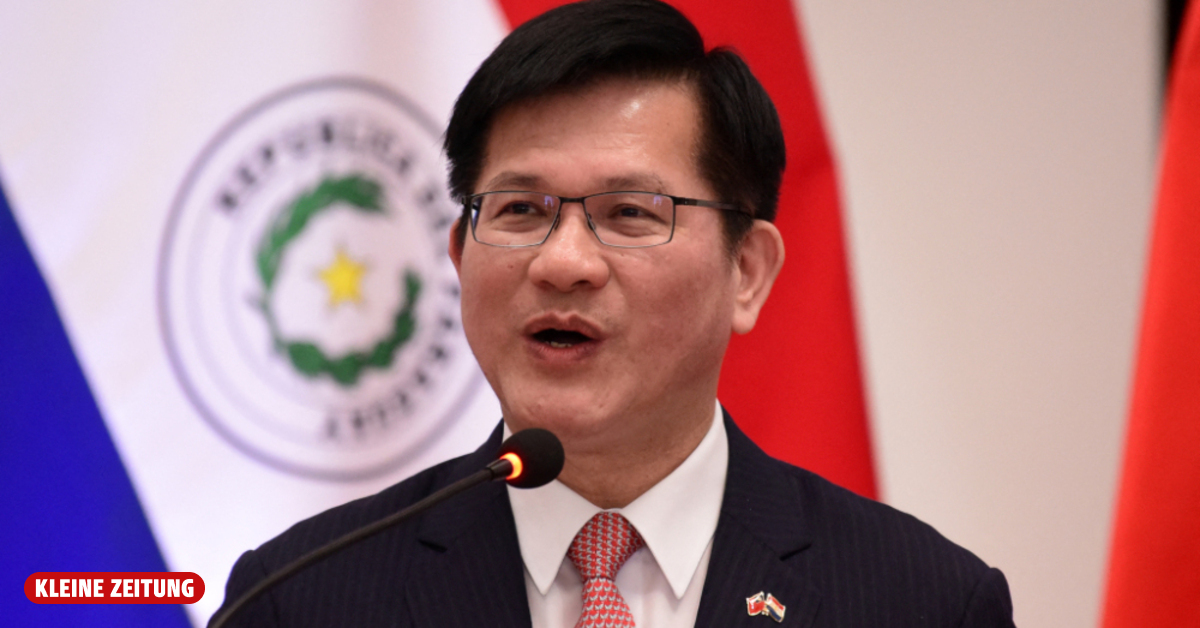 "Rinnsal" Beamte: Taiwaner Außenminister sehen Wien an und ärgern China