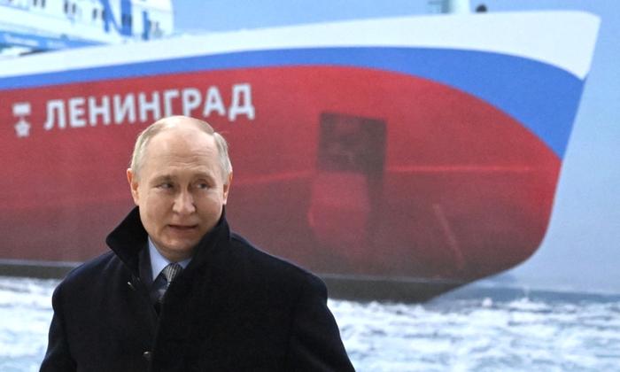 Russlands Präsident. | Russland bekommt Sanktionen verhängt.