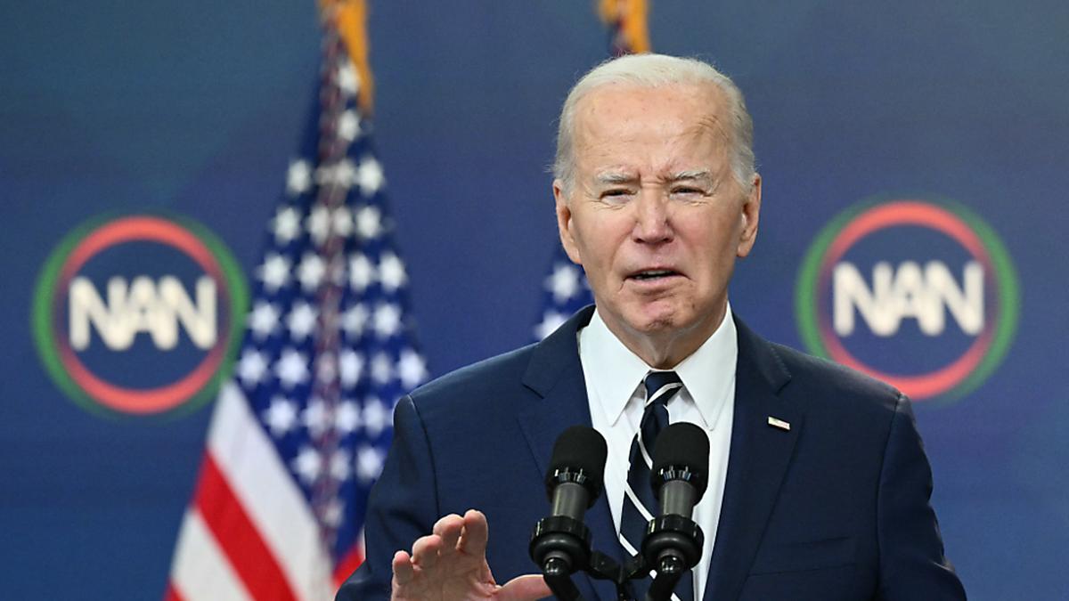 Joe Biden: "Wir sind der Verteidigung Israels verpflichtet." | Joe Biden: "Wir sind der Verteidigung Israels verpflichtet."