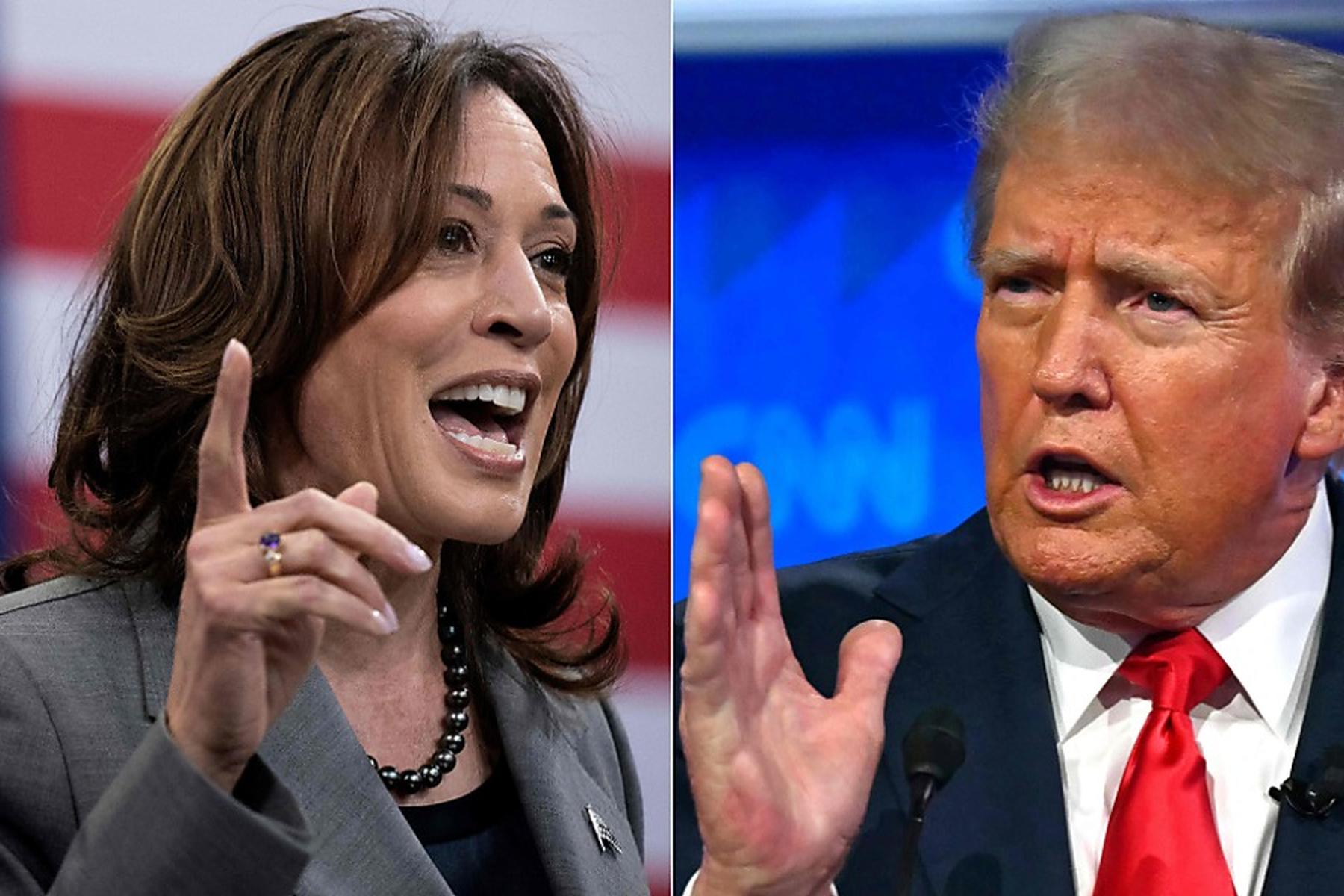 Washington: Harris und Trump streiten um Termin und Sender für TV-Duell