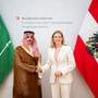 Saudischer Außenminister Prinz Faisal bin Farhan traf Meinl-Reisinger | Saudischer Außenminister Prinz Faisal bin Farhan traf Meinl-Reisinger