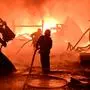 Brand nach Drohenangriff in Charkiw | Brand nach Drohenangriff in Charkiw
