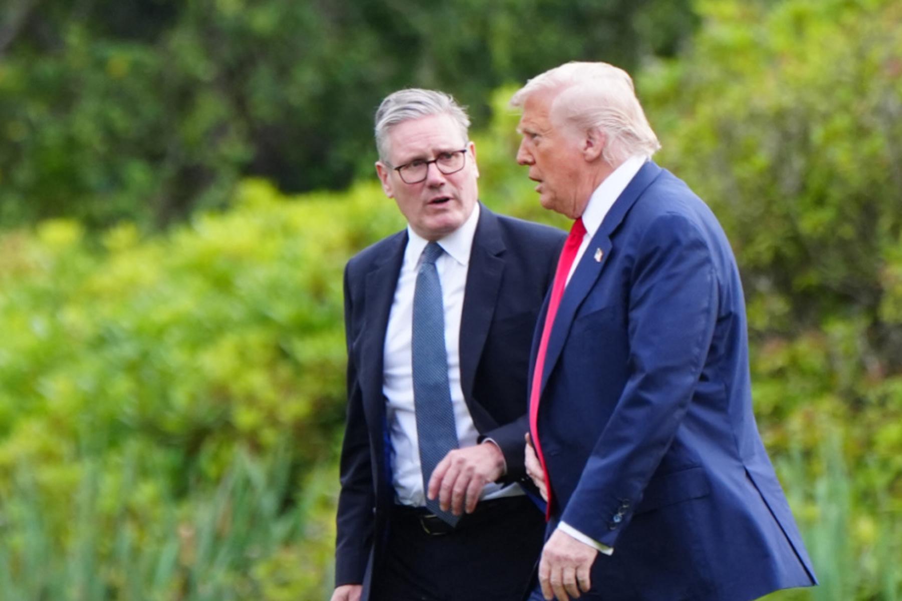 Turnberry: Trump kündigt weitere Hilfe für Gaza an