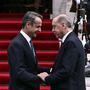 Erdoğan sieht griechischen Premier Mitsotakis (links) als „Freund“ | Erdoğan sieht griechischen Premier Mitsotakis (links) als „Freund“