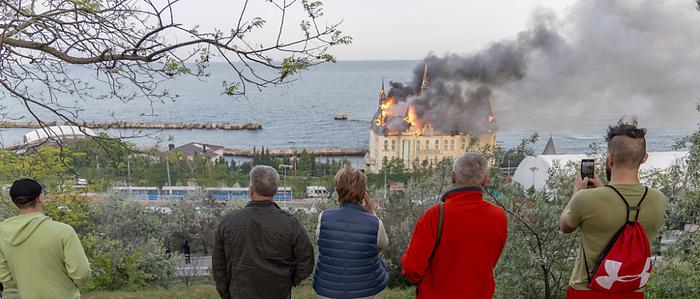 Hafenstadt Odessa (Aufnahme vom 29. April) wird seit Tagen beschossen | Die Hafenstadt Odessa (Aufnahme vom 29. April) wird seit Tagen beschossen