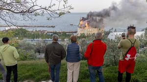 Hafenstadt Odessa (Aufnahme vom 29. April) wird seit Tagen beschossen | Die Hafenstadt Odessa (Aufnahme vom 29. April) wird seit Tagen beschossen