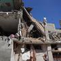 Zerstörte Wohnhäuser im Gazastreifen nach israelischen Angriffen | Zerstörte Wohnhäuser im Gazastreifen nach israelischen Angriffen