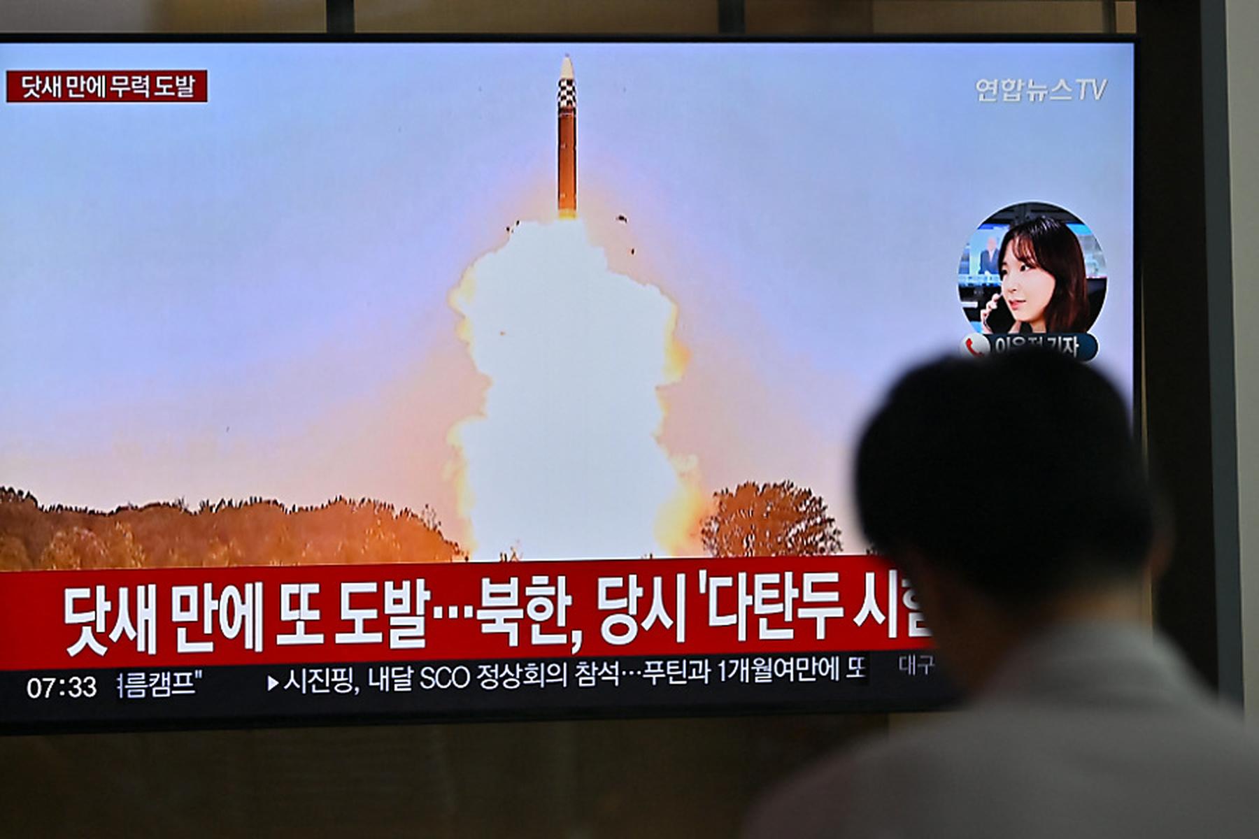 Pjöngjang/Seoul: Nordkorea testet ballistische Rakete mit riesigem Sprengkopf