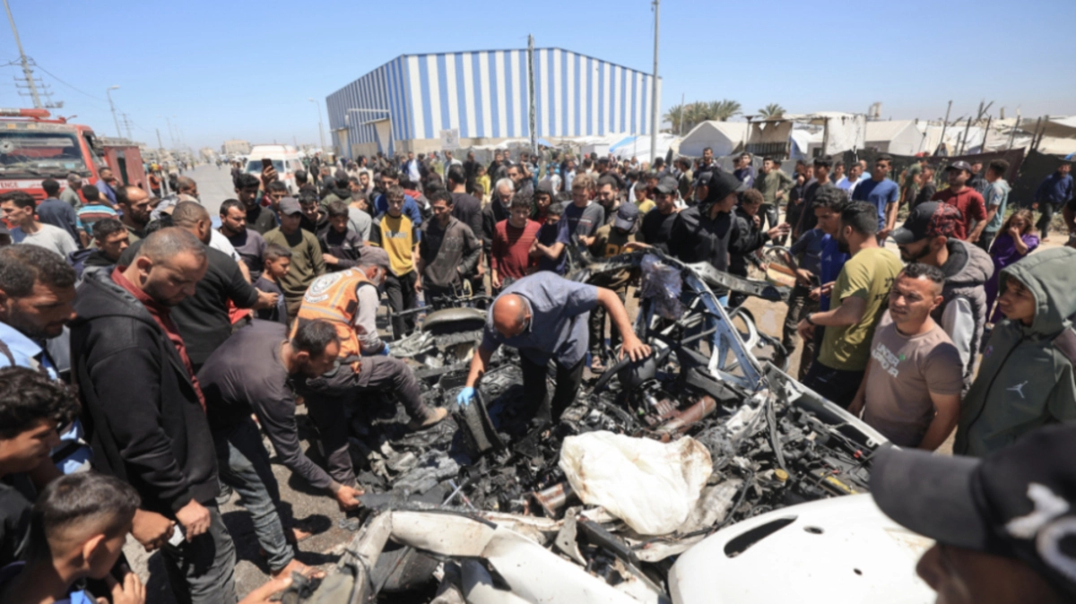 Folgen eines israelischen Luftangriffs im Gazastreifen am Donnerstag | Folgen eines israelischen Luftangriffs im Gazastreifen am Donnerstag