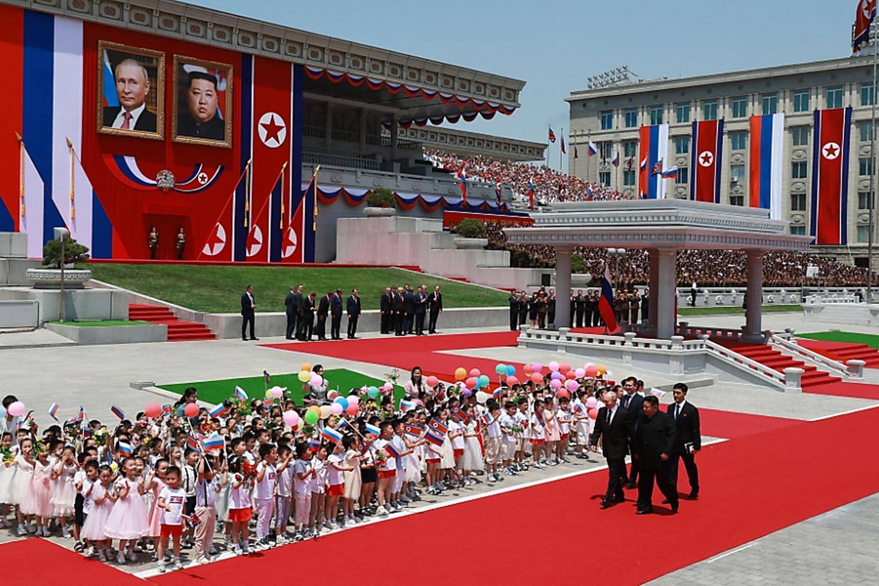 Moskau/Pjöngjang/Seoul: Putin und Kim besiegeln in Nordkorea Partnerschaft