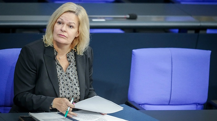Die deutsche Innenministerin Nancy Faeser | Die deutsche Innenministerin Nancy Faeser