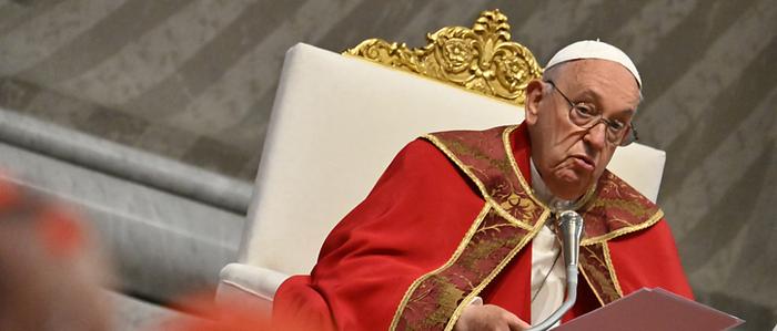 Der Papst schien in guter Verfassung