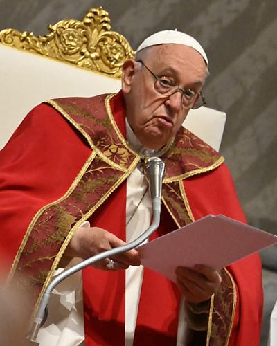 Der Papst schien in guter Verfassung