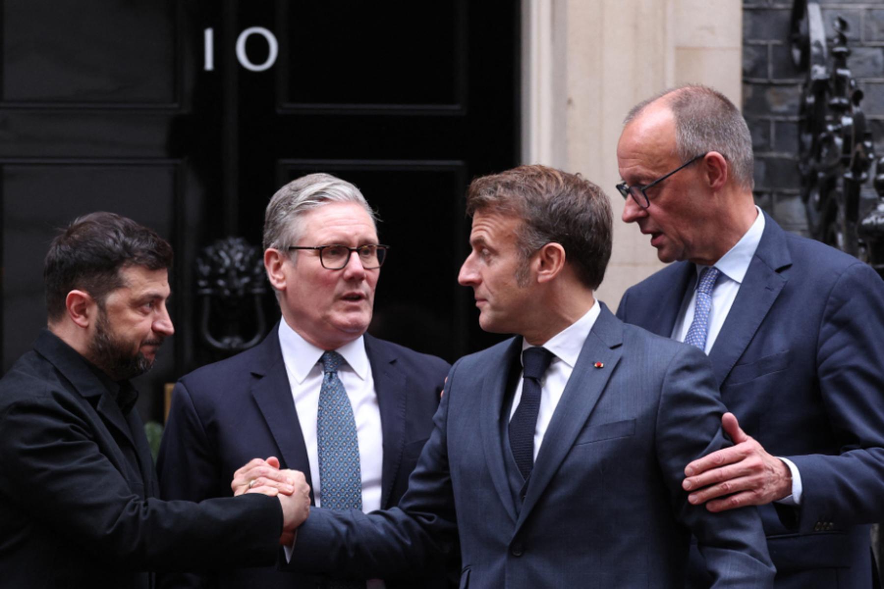 Washington: Merz, Macron und Starmer konferierten mit Trump