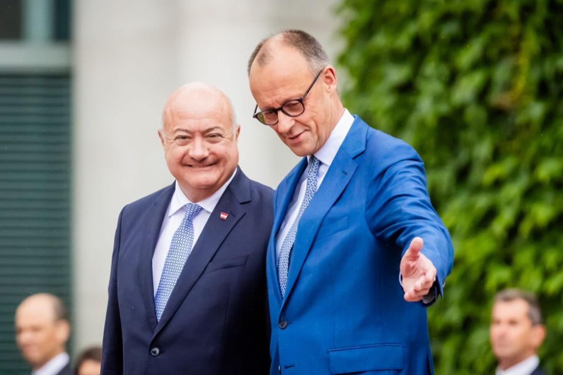 Salzburg/Brüssel: Stocker und Merz sehen "unerträgliche" Lage in Gaza