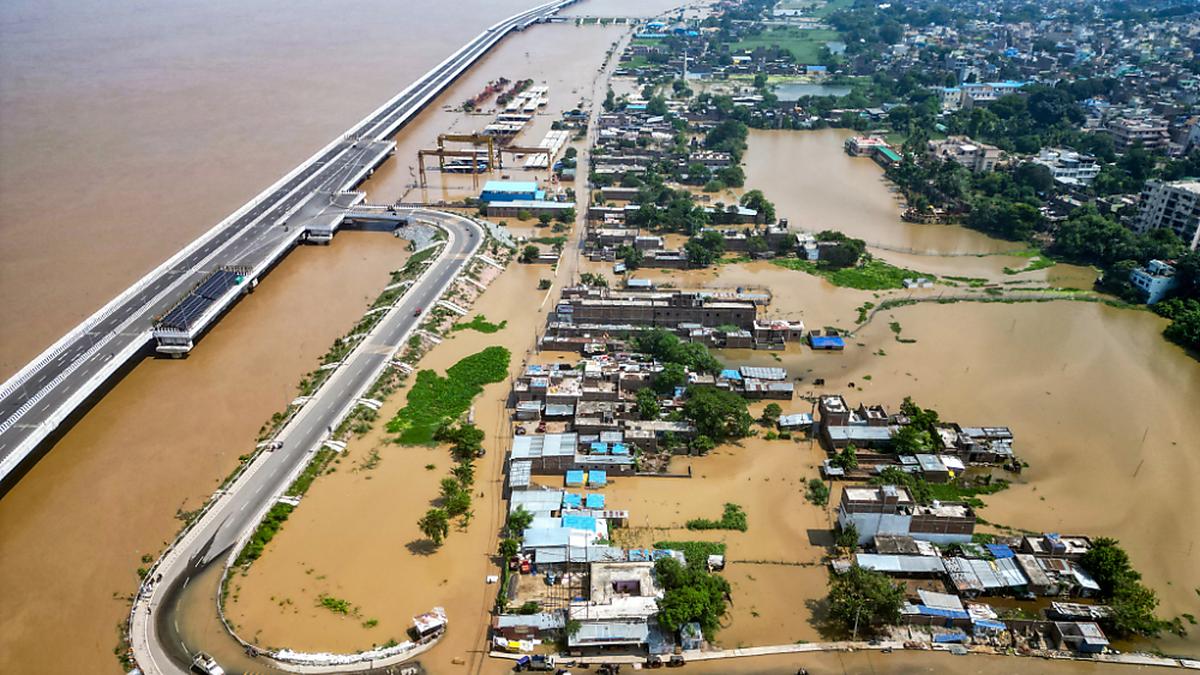 Der Ganges überflutete kürzlich die Gegend um Patna | Der Ganges überflutete kürzlich die Gegend um Patna