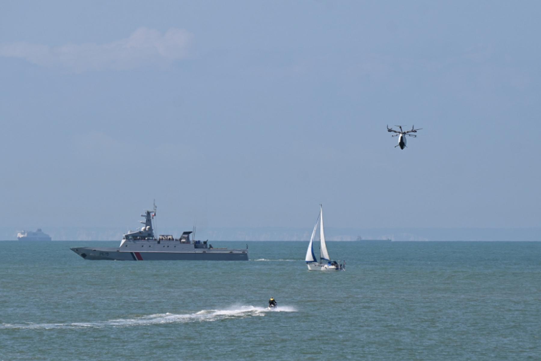 Calais: "Raketenmann" scheitert bei Ärmelkanal-Überquerung