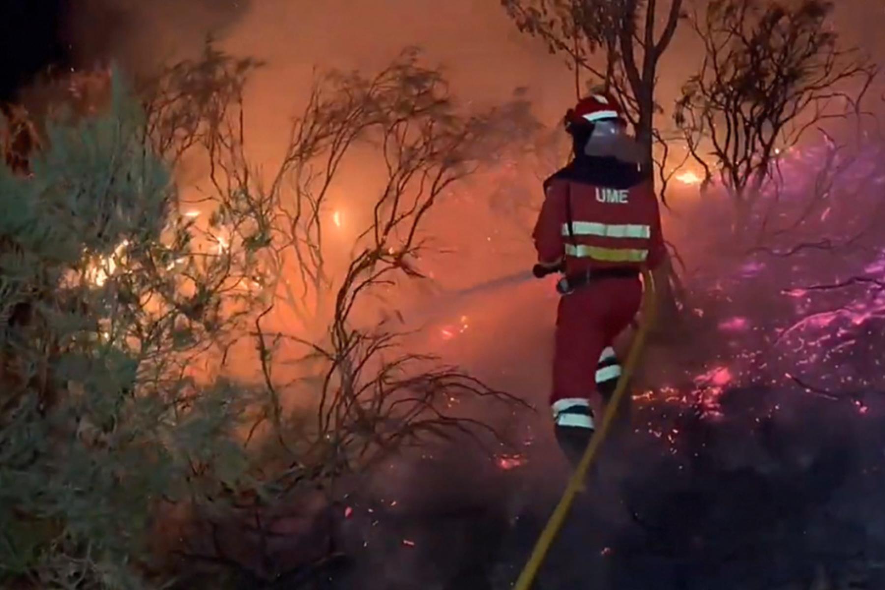 Madrid: Über 1.000 Menschen wegen Waldbränden in Spanien evakuiert