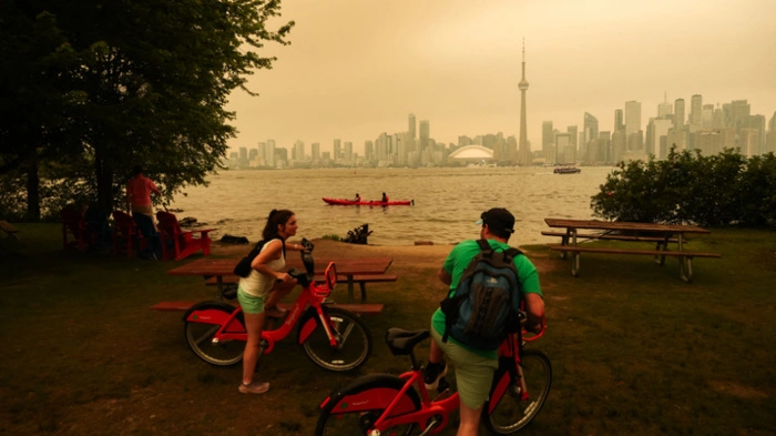 Toronto verzeichnet aktuell eine sehr schlechte Luftqualität | Toronto verzeichnet aktuell eine sehr schlechte Luftqualität