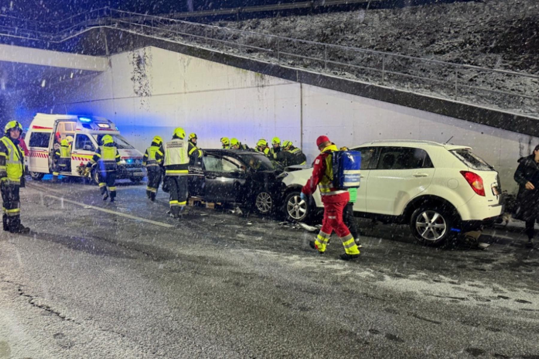 Wernberg: Sechs Verletzte bei Geisterfahrerunfall in Kärnten