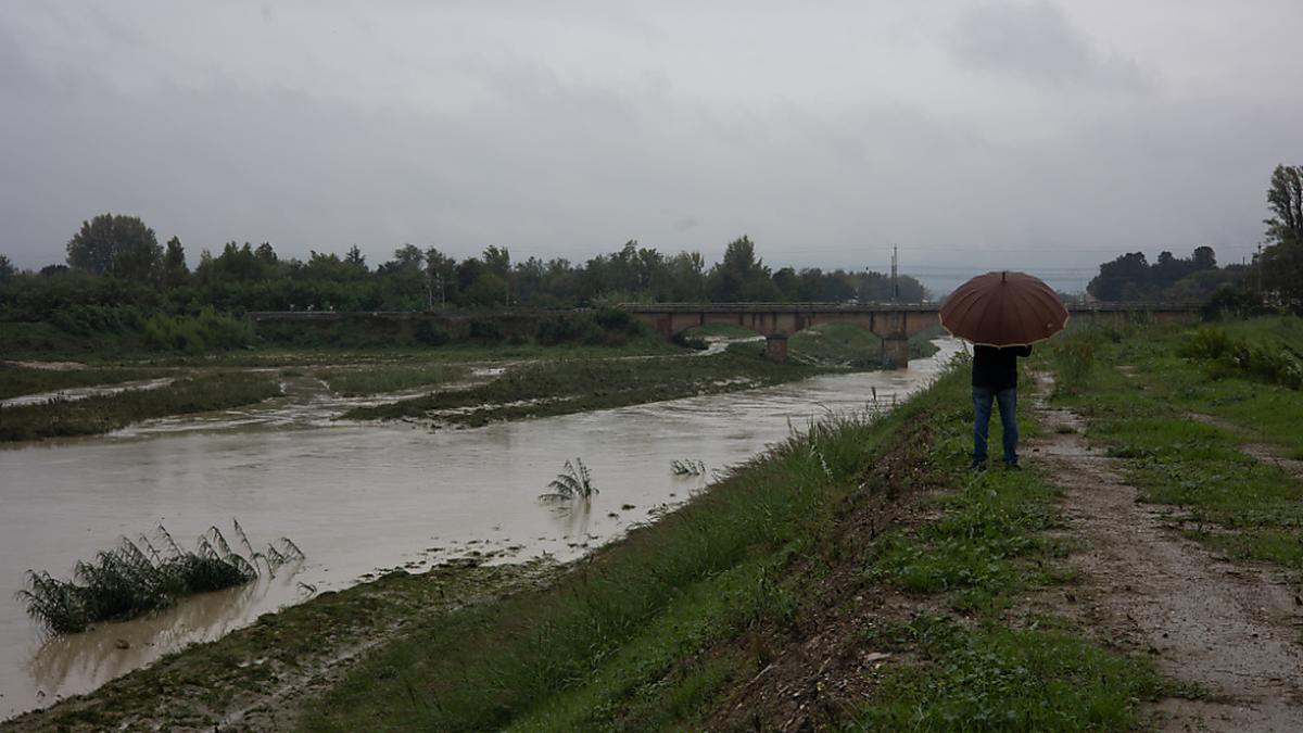 Der Fluss Lamone trat über die Ufer | Der Fluss Lamone trat über die Ufer