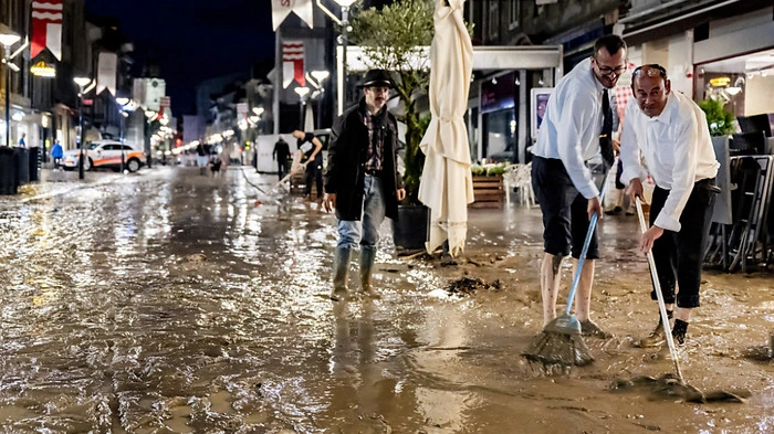Erneut hat die Schweiz mit den Auswirkungen starker Regenfälle zu kämpfen | Erneut hat die Schweiz mit den Auswirkungen starker Regenfälle zu kämpfen