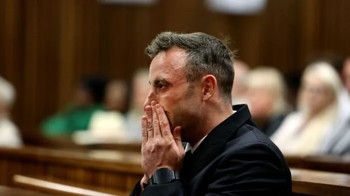 Oscar Pistorius während seines Mordprozesses im Jahr 2016 | Oscar Pistorius während seines Mordprozesses im Jahr 2016