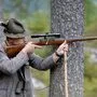Die Männer hatten an einer Treibjagd teilgenommen | Die Männer hatten an einer Treibjagd teilgenommen