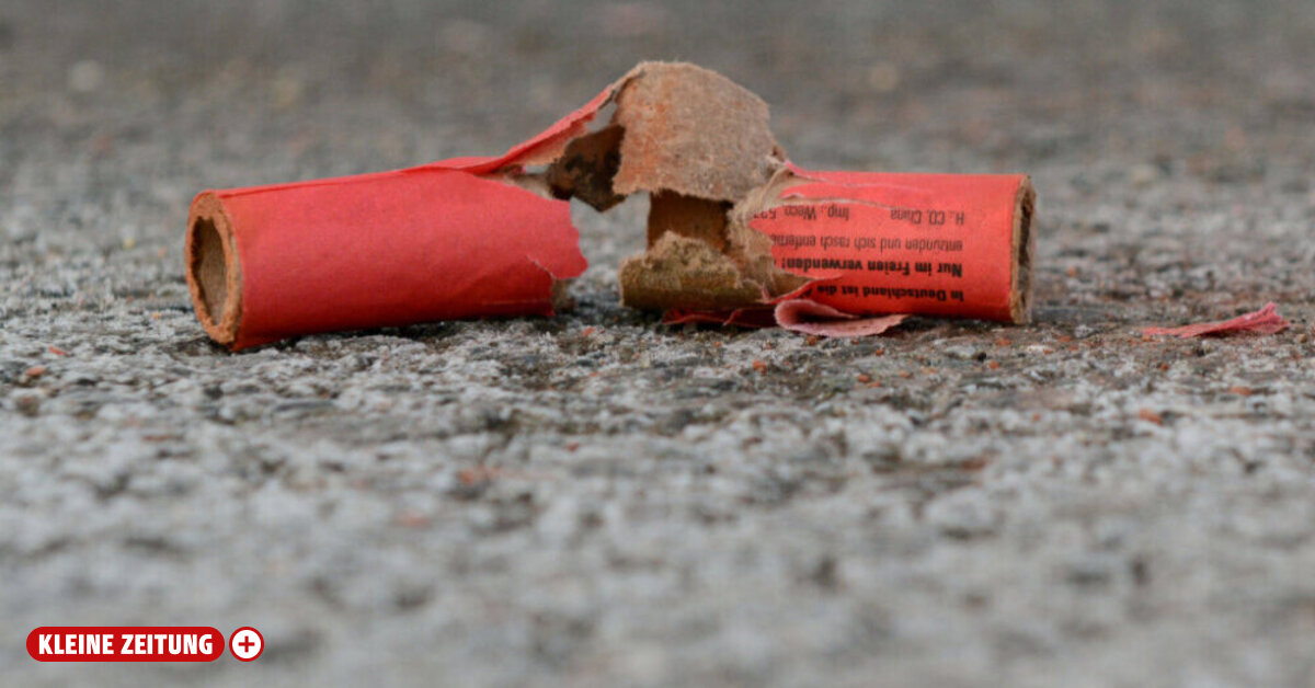 Böller explodierte in der Hand einer 14-jährigen Grazerin