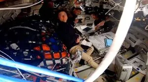 Die Astronauten in der Raumkapsel "Orion" | Die Astronauten in der Raumkapsel "Orion"