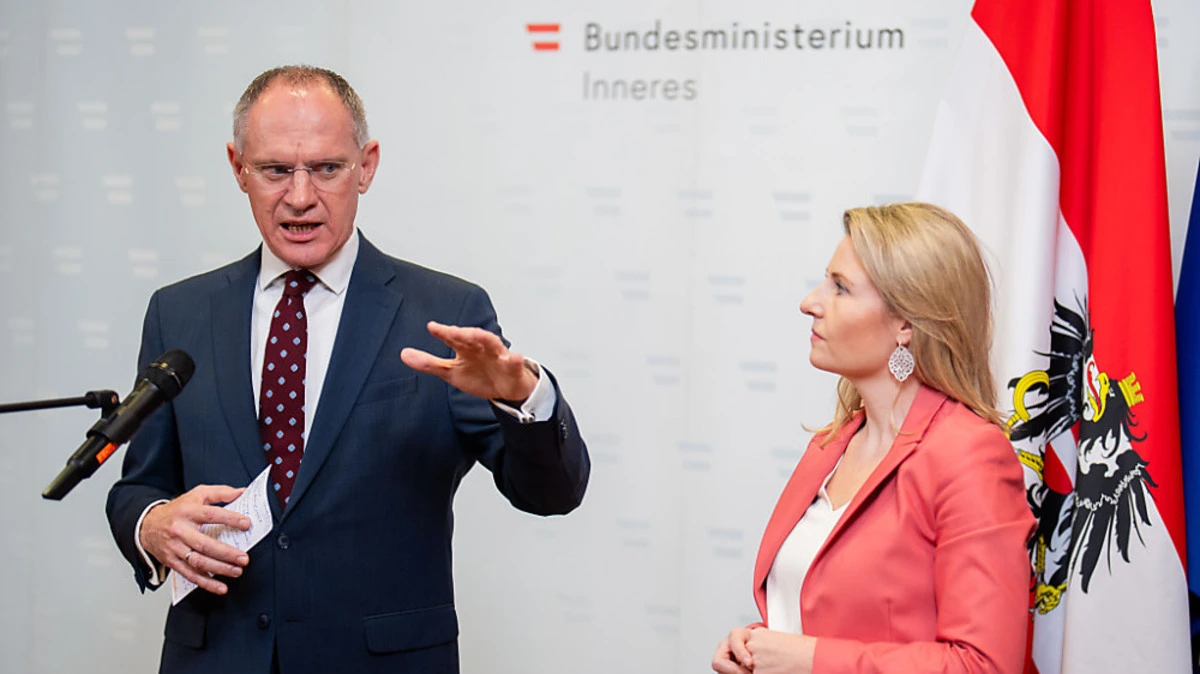 Karner und Raab am Donnerstag beim Gewaltschutzgipfel | Karner und Raab am Donnerstag beim Gewaltschutzgipfel