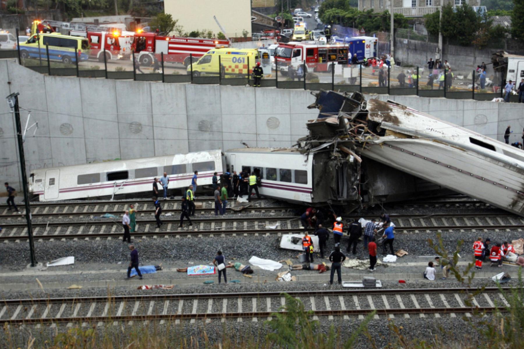 Santiago de Compostela: Haftstrafen elf Jahre nach Zugunfall mit 80 Toten in Spanien
