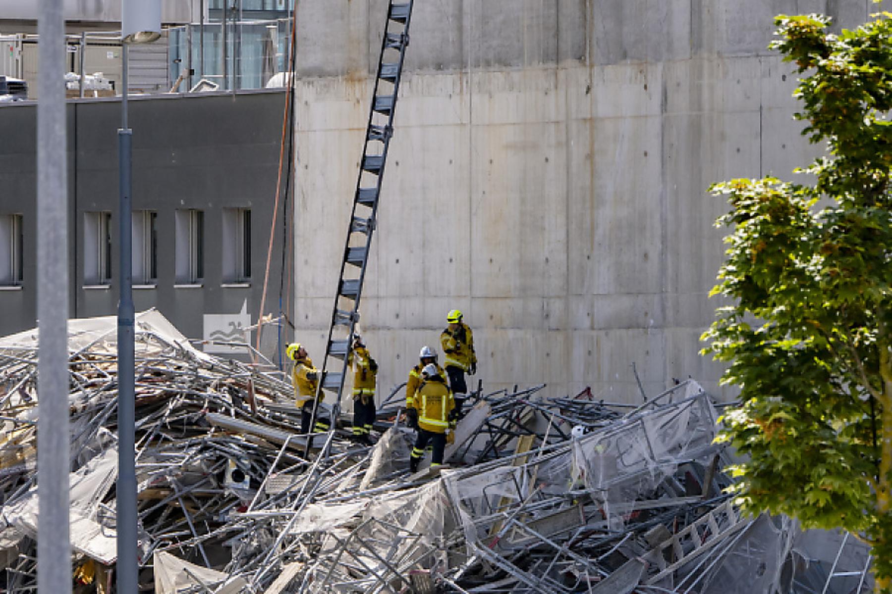 Lausanne: Zwei Tote bei Einsturz von Baugerüst in Lausanne