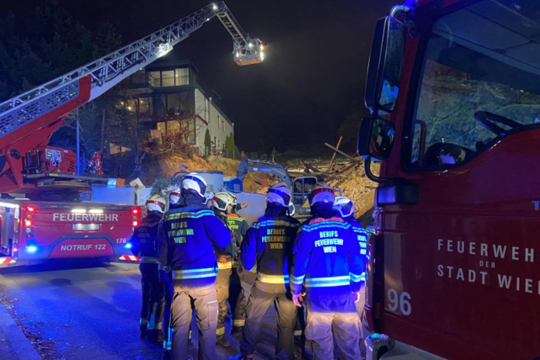 Zrušitev stavbe v Dunaju sprožila obsežno intervencijo