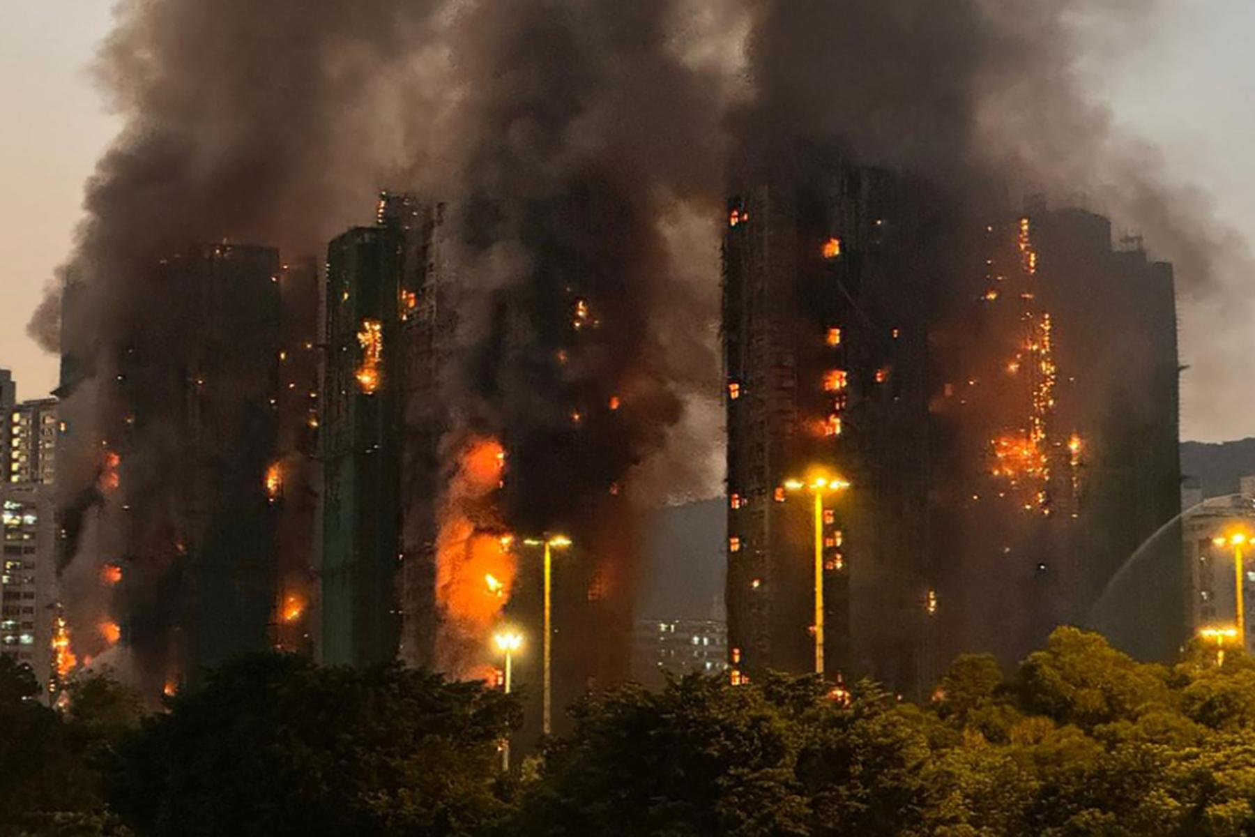 Hongkong: Tote nach Großbrand in Hongkong