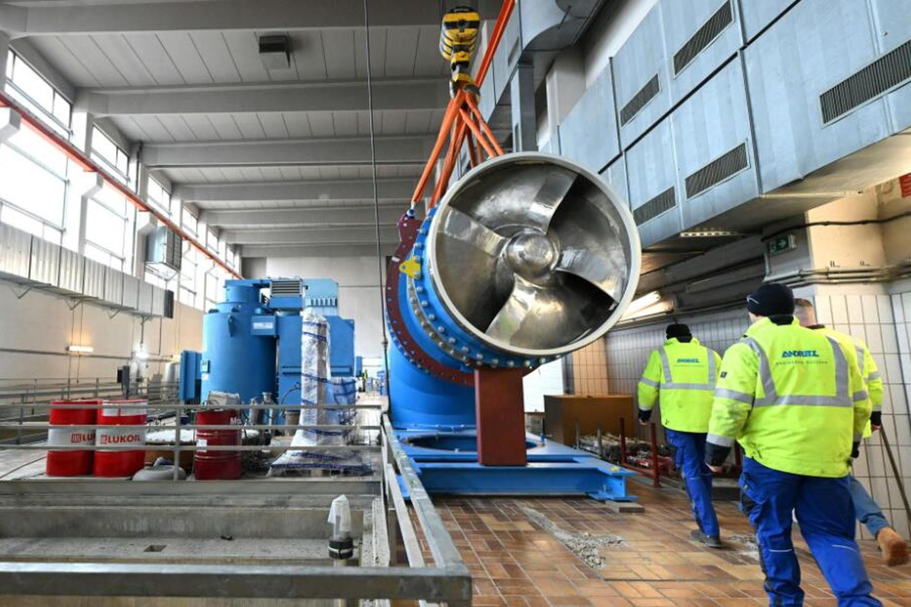 Wien: Europas größte Regenwasserpumpe auf Wiener Donauinsel