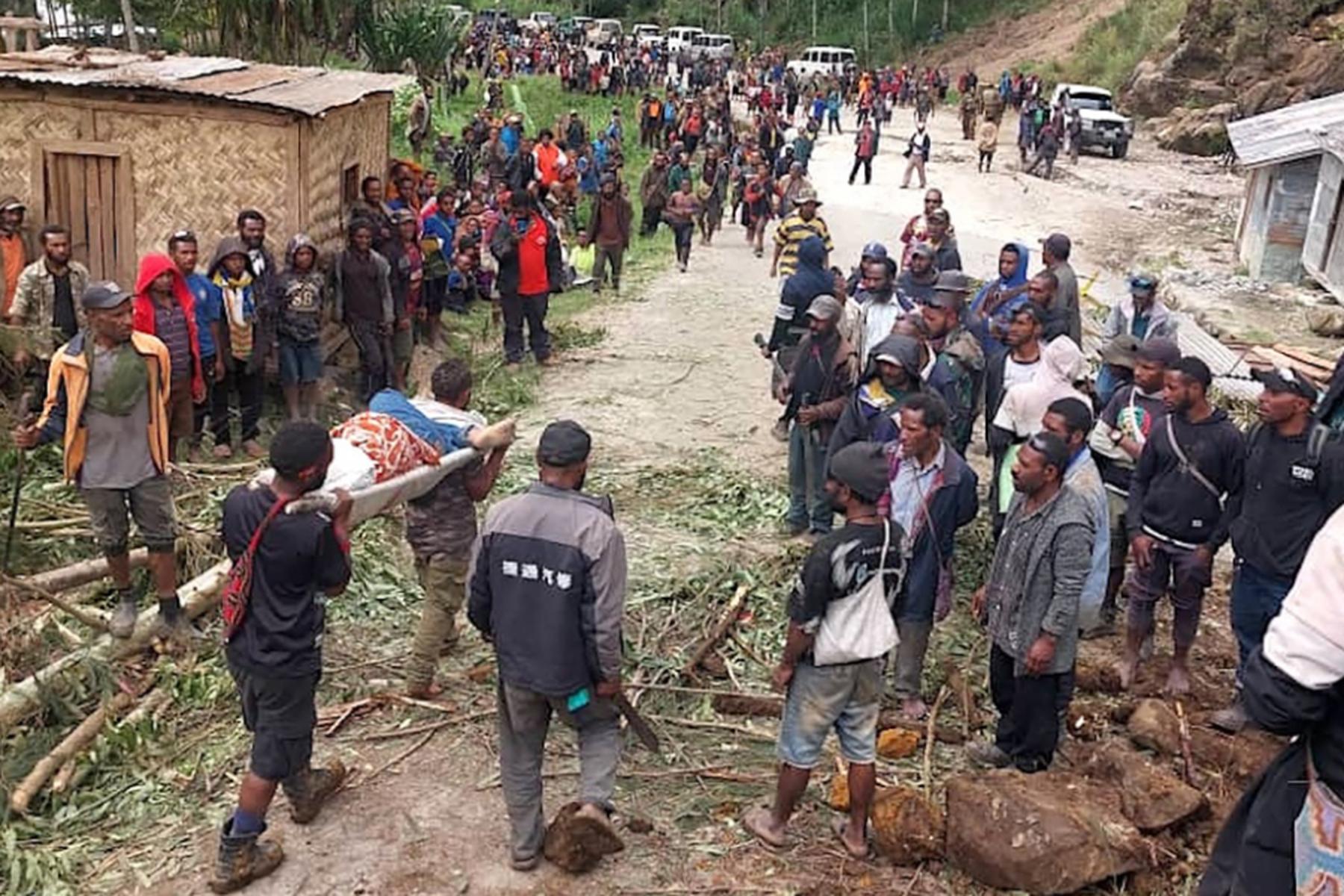Port Moresby: Hunderte Tote nach Erdrutsch in Papua-Neuguinea befürchtet