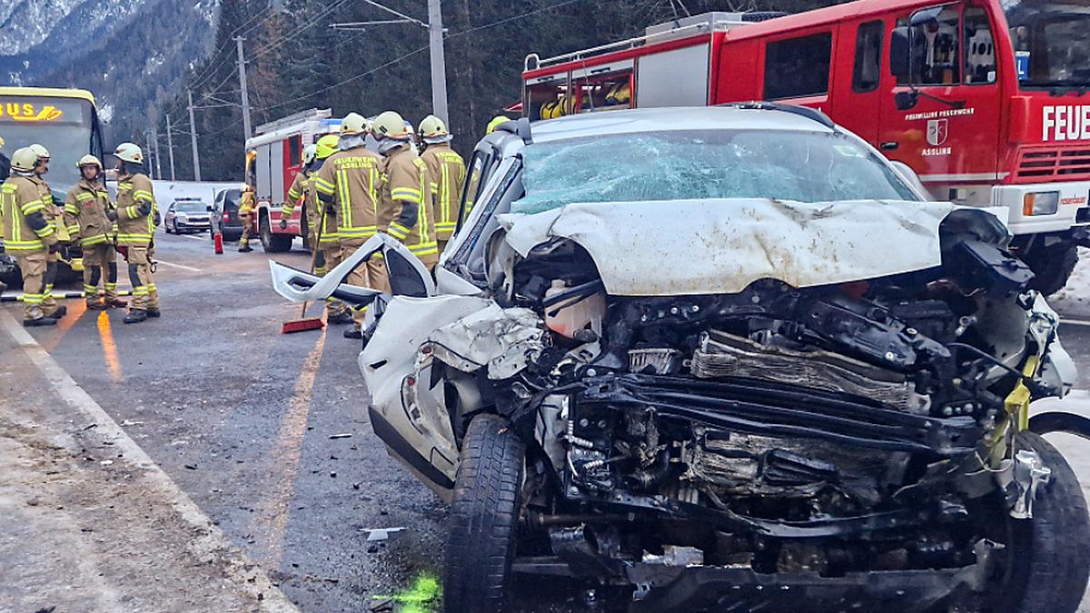 Schrecklicher Unfall auf der Drautal-Bundesstraße | Der Horrorunfall ereignete sich an der B 100 bei Mittewald
