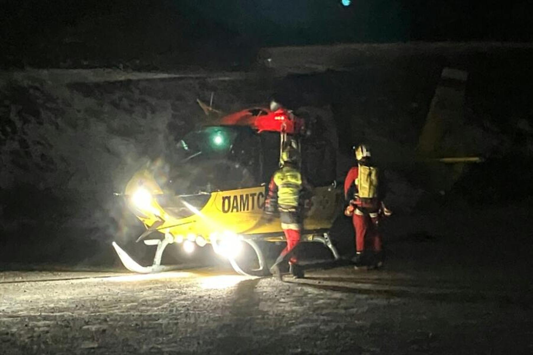 Mühlbach am Hochkönig: Zwei Schneeschuhwanderer in der Nacht vom Hochkönig gerettet
