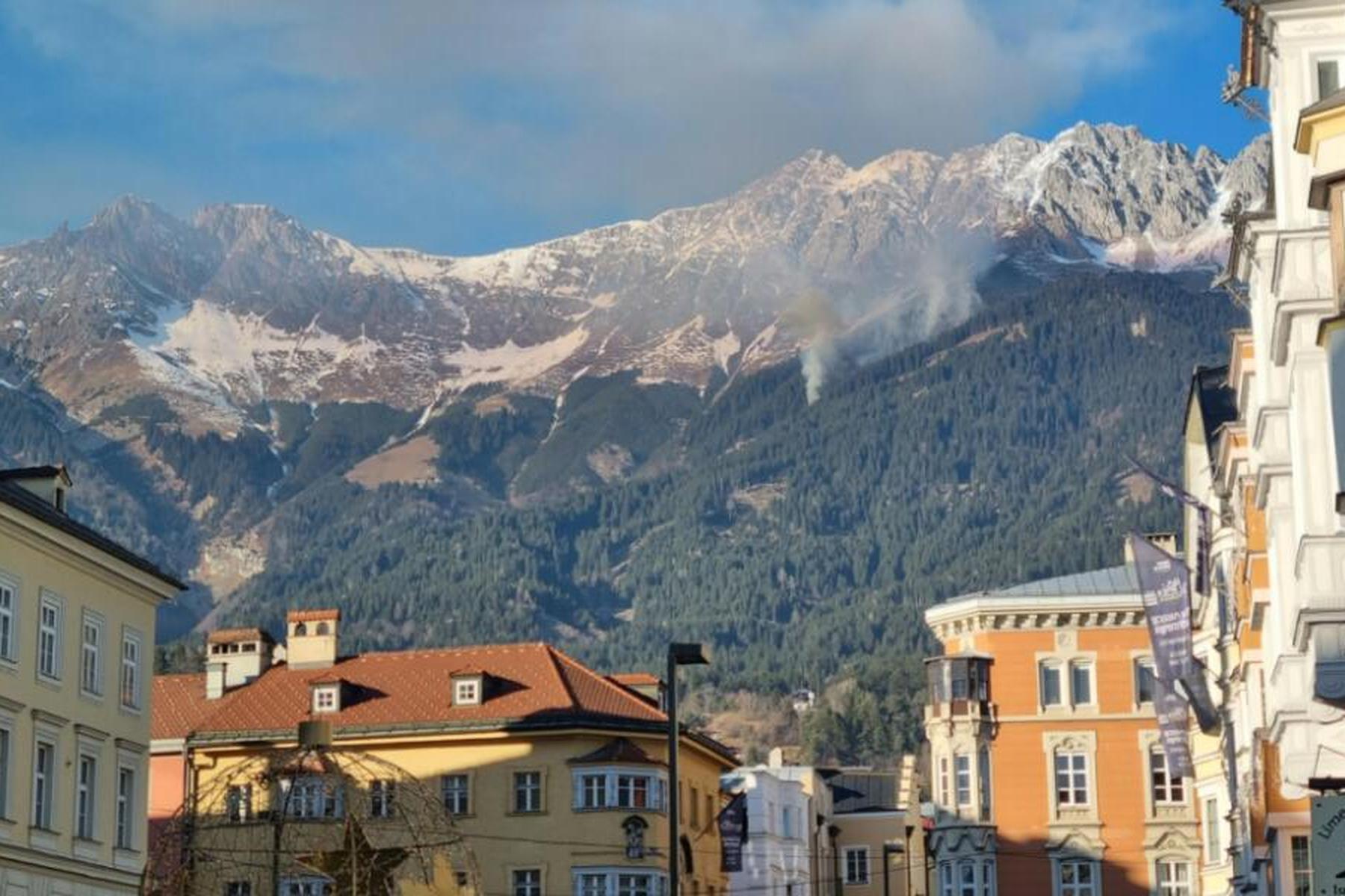 Innsbruck: Waldbrand auf Innsbrucker Nordkette unter Kontrolle