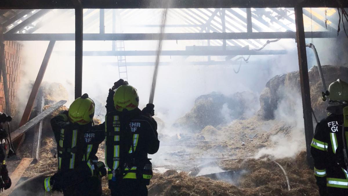 107 Einsatzkräfte standen mehrere Stunden im Einsatz