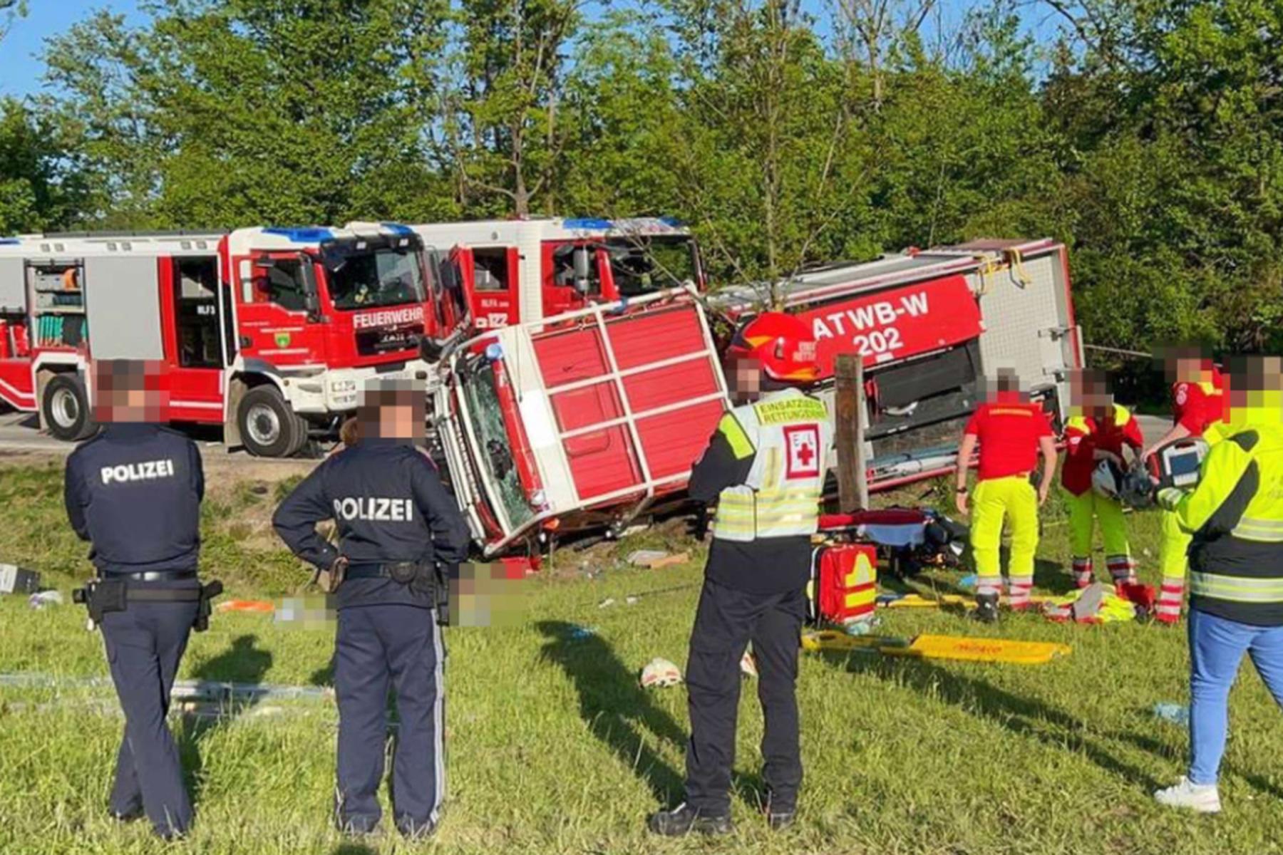Neustift-Innermanzing: 28-Jähriger starb bei Unfall von Feuerwehrauto in NÖ