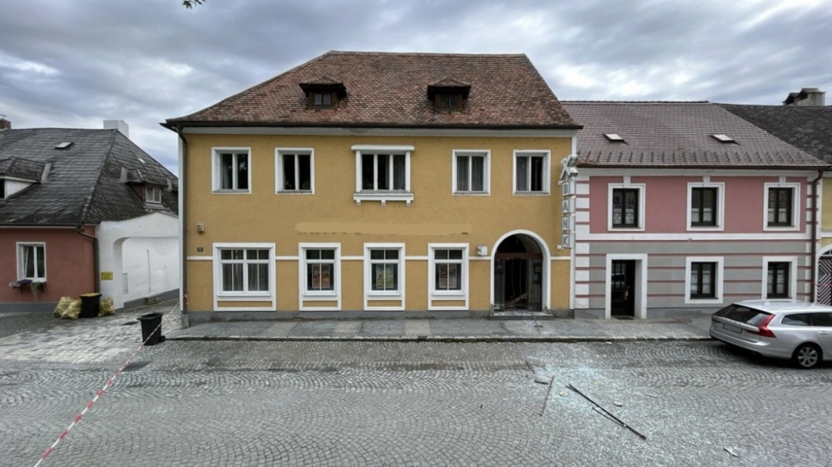 In Drosendorf waren die Täter am Sonntag gescheitert | In Drosendorf waren die Täter am Sonntag gescheitert