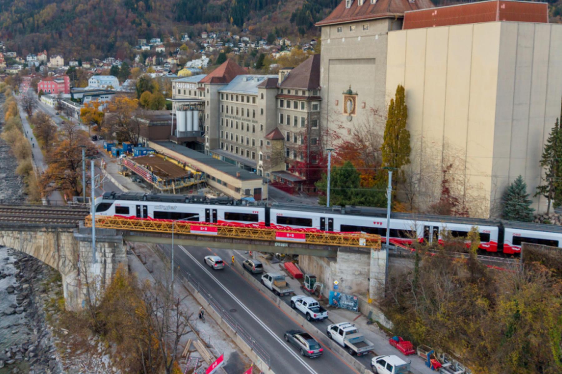 Zaradi gradbenih del bo tirolska zahodna železnica januarja delno zaprta