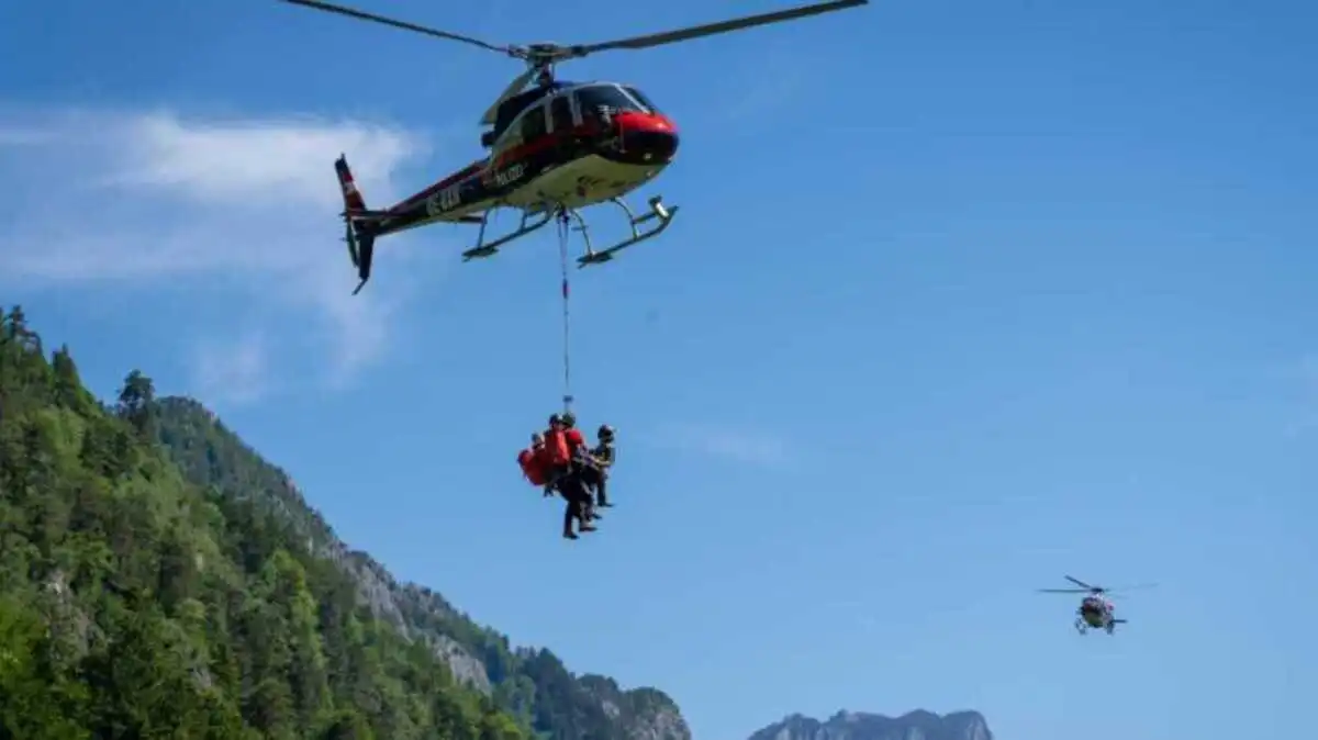 Bergretter an einem Tag zu drei Unfällen am Feuerkogel gerufen | Bergretter an einem Tag zu drei Unfällen am Feuerkogel gerufen
