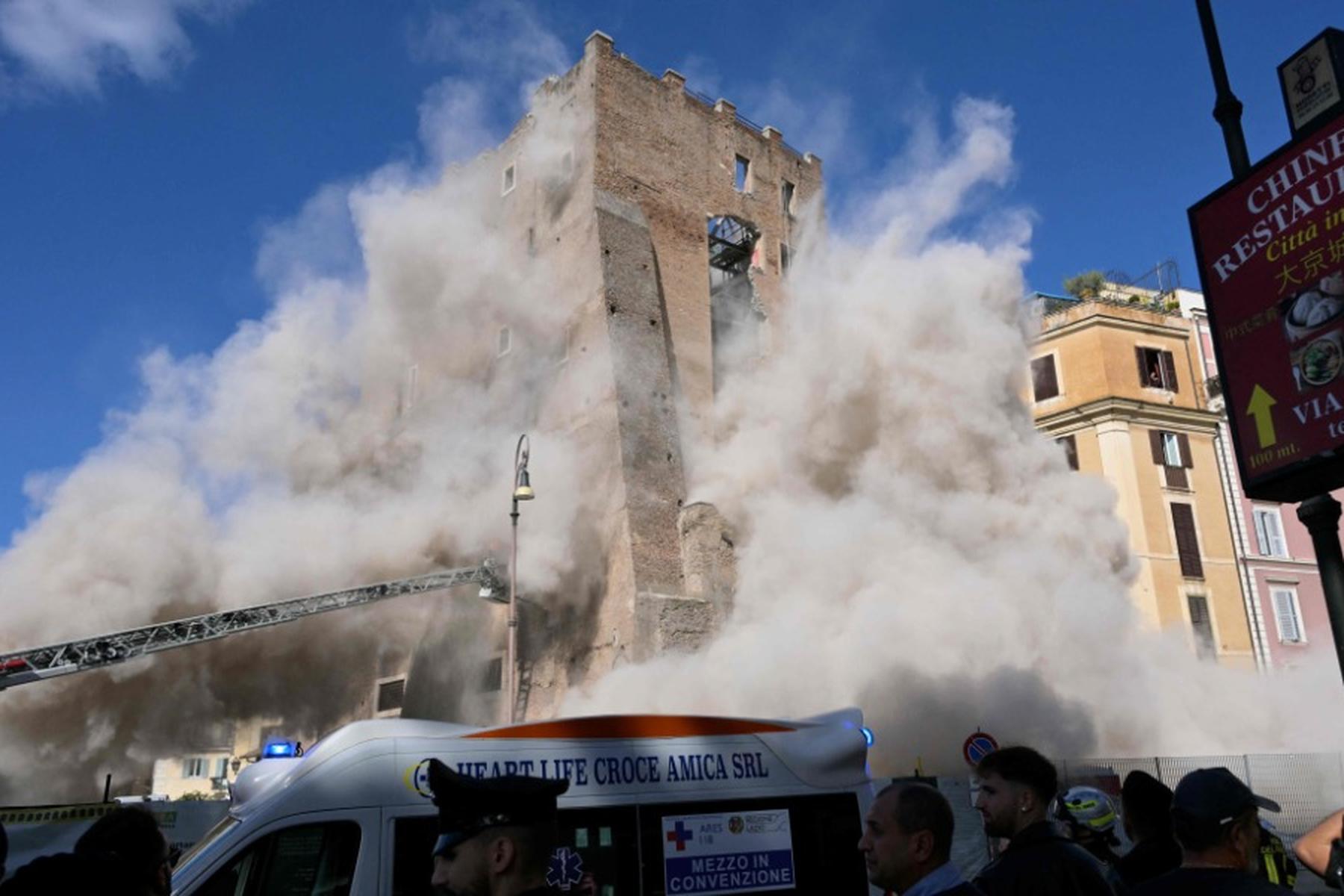 Rom/Moskau: Arbeiter starb bei Turm-Einsturz in Rom