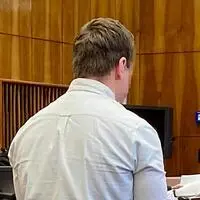 Der Angeklagte im Grazer Straflandesgericht
