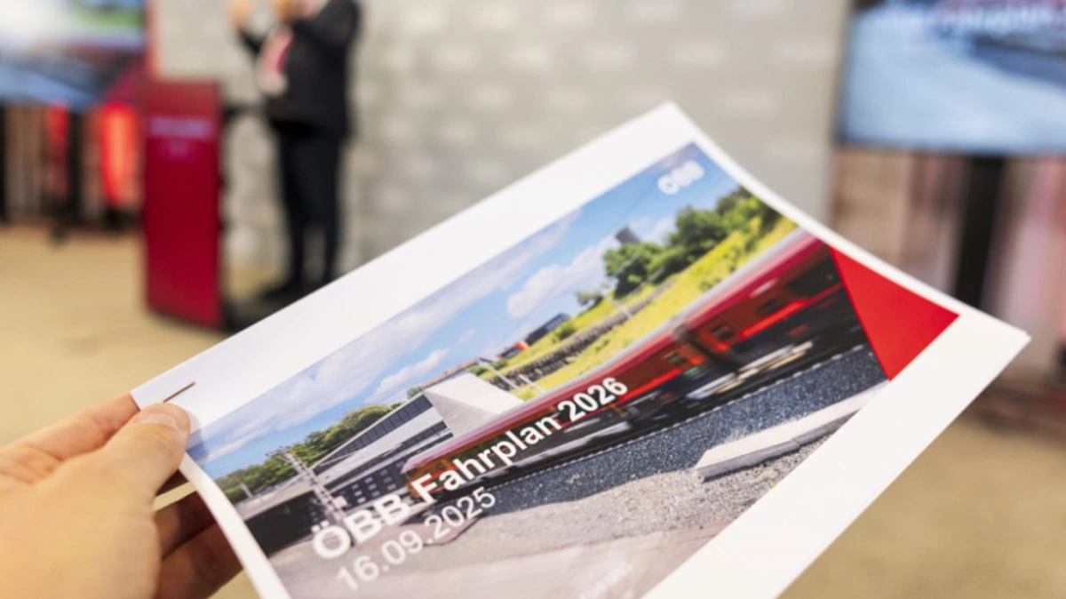 Fahrplanpräsentation der ÖBB für 2026 am Dienstag 16.9. | Fahrplanpräsentation der ÖBB für 2026 am Dienstag 16.9.
