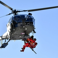 Die Bergrettung im Einsatz.